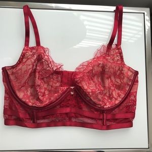 Victoria’s Secret very sexy red lace bra 3D